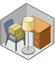 5x5 storage unit