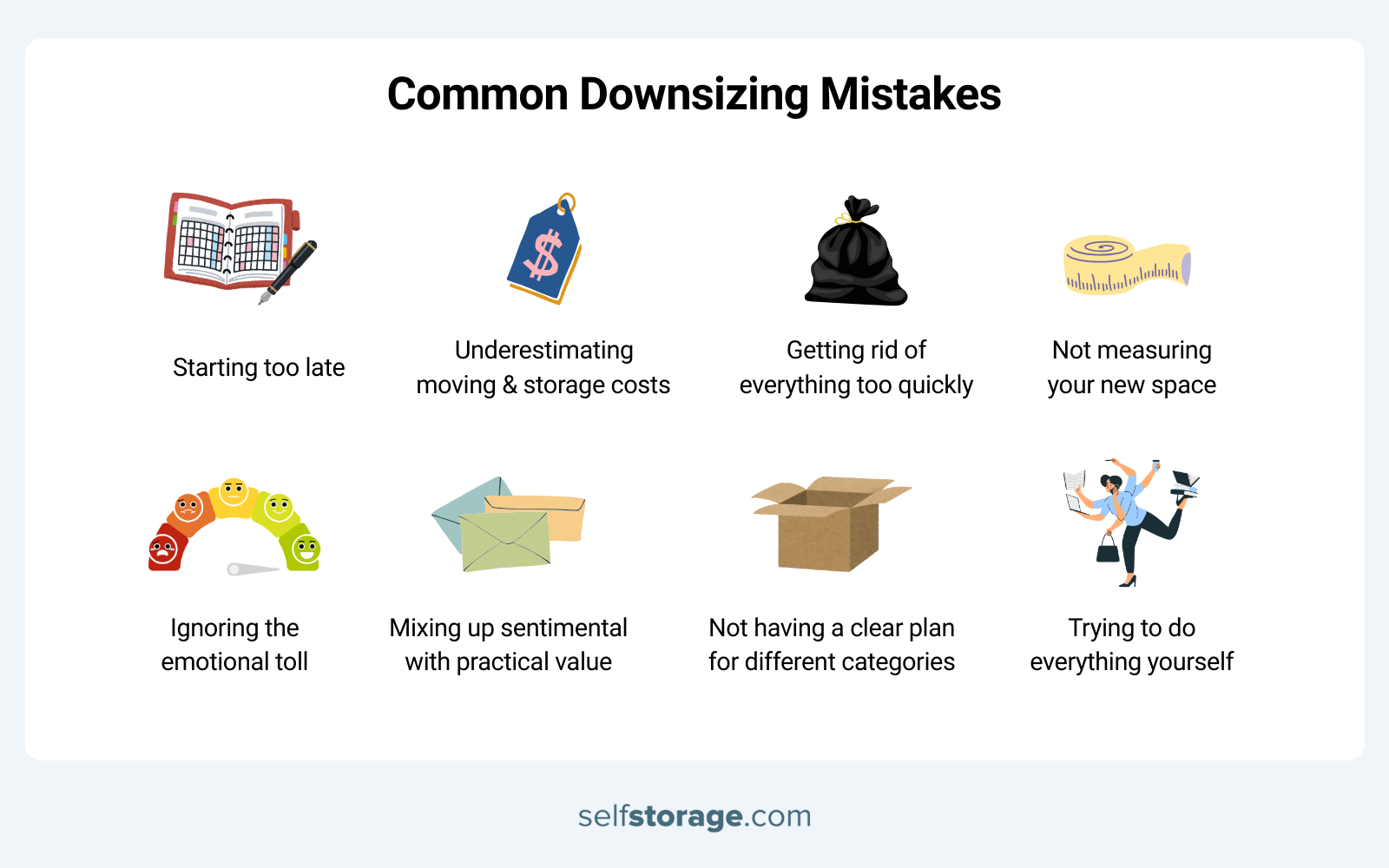 8 common downsizing mistakes