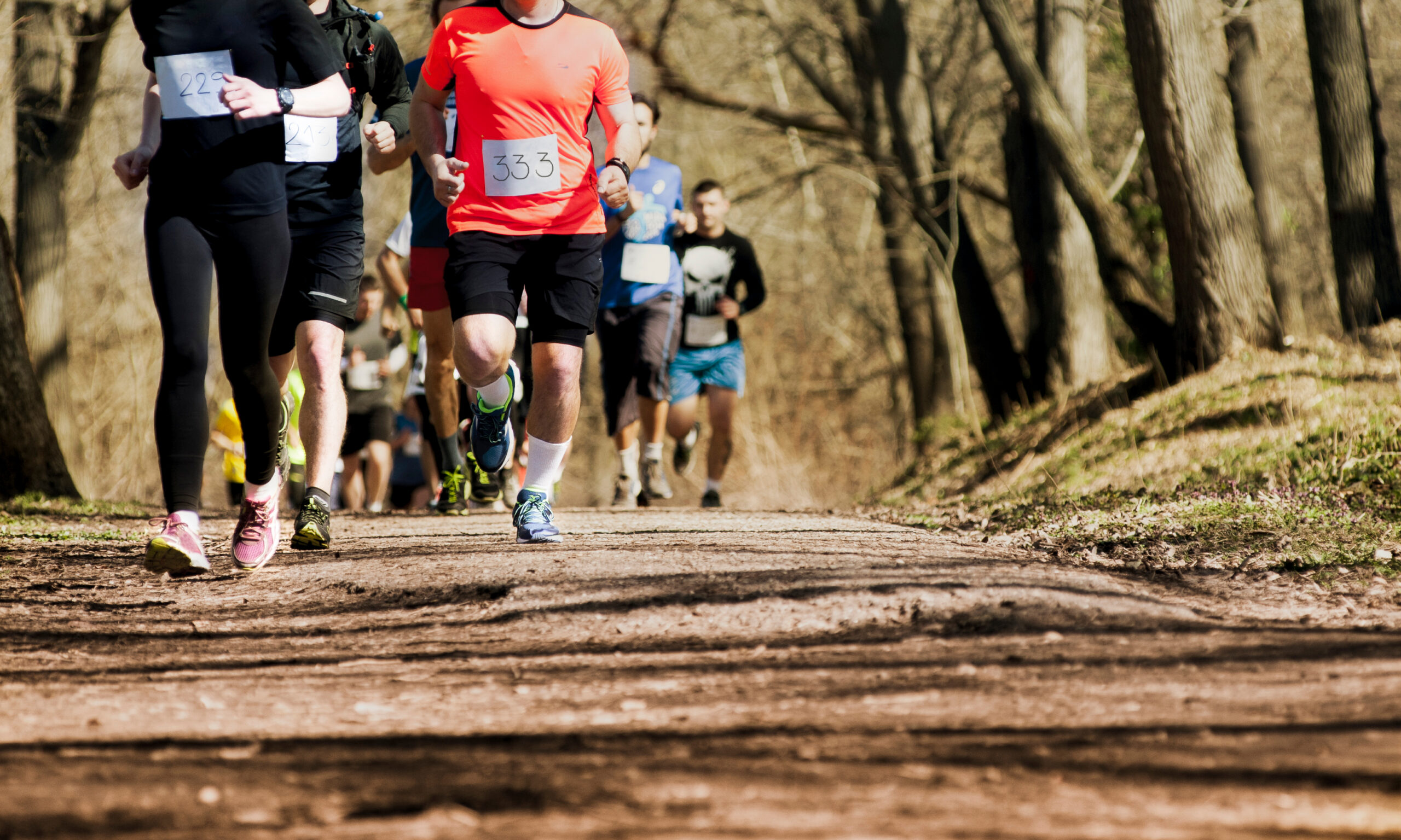 Charity runs in a city with active lifestyle